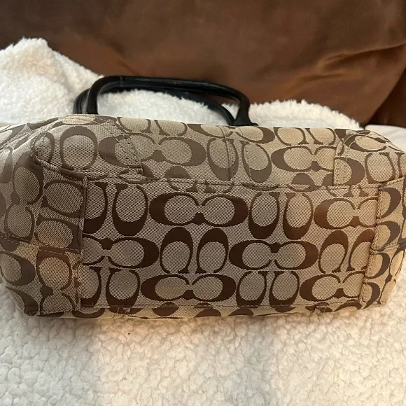 Coach Brown Signature Tote Bag - Picture 6 of 6